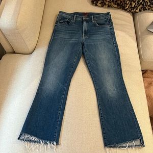 Mother Denim “The Insider Crop Step Fray” jeans - size 27
